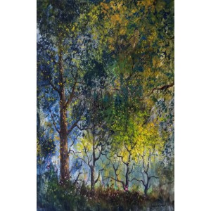 Tahir Bilal Ummi, 24 x 36 Inch, Oil on Canvas, Landscape Painting, AC-TBL-109